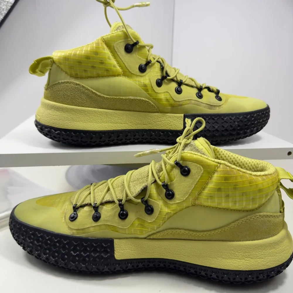Brandblack Milspec Yellow Mens 10.5 Trail Hiking Boots Cordura Sneaker Vibram
